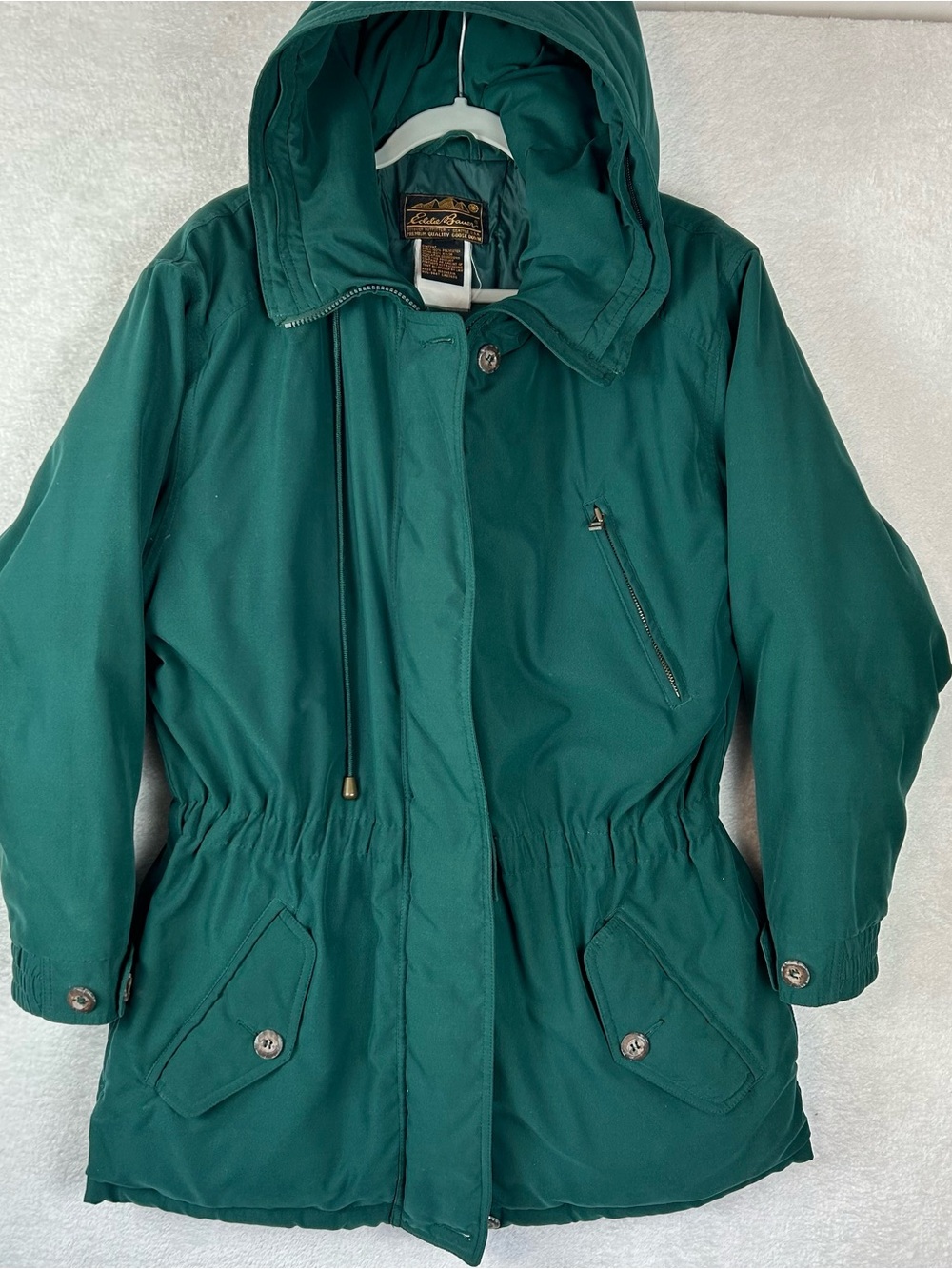 VTG Eddie Bauer goose down Hooded Parka premier polar parka coat women size m